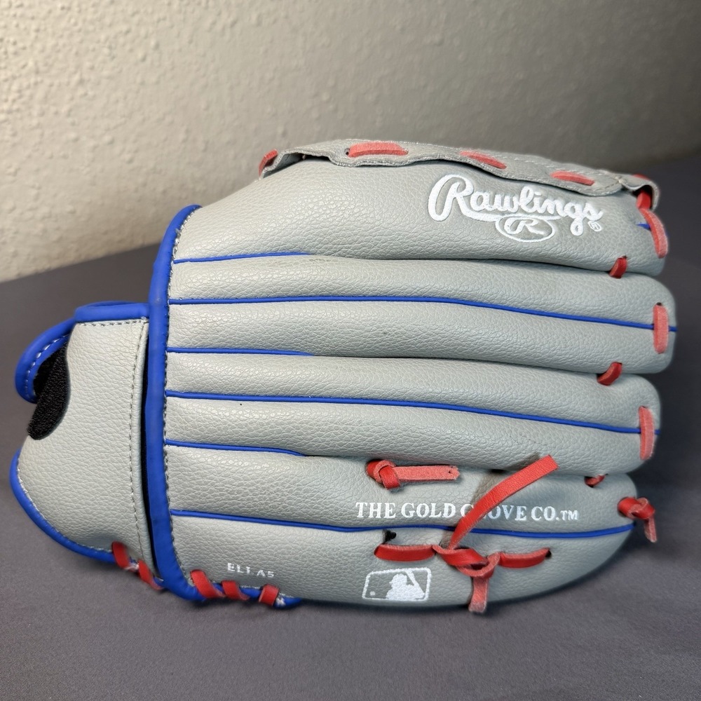Rawlings Players Series WPL115GS Gray Blue Youth 11.5"‎ RHT Baseball Glove